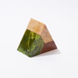 "3 Piece Decorative Triangle Puzzle - Unique Andean Gemstone Art" - Decorative Object in multicolor by Powered By People