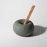 "Palo Santo Holder - Dark Green Terrazzo" - Decorative Object in green by Pretti.Cool