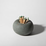 "Palo Santo Holder - Dark Green Terrazzo" - Decorative Object in green by Pretti.Cool