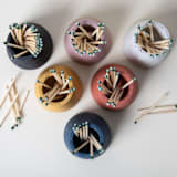 "Matchstick Holder - Natural Terrazzo" - Decorative Object in natural by Pretti.Cool