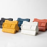 "White Terrazzo Retro Card Holder" - Decorative Object in white by Pretti.Cool
