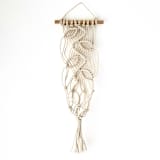 "Macrame Plant Hanger - Vines" - Decorative Object in natural by Bharti Trivedi