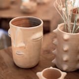 "Pochote Cup - Large" - Decorative Object in beige by Mano Made