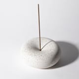 "Bubble Incense Holder - White Terrazzo" - Decorative Object in white by Pretti.Cool