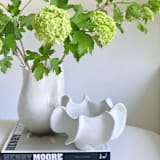 "White Spiral Petals Bowl" - Decorative Object in white by Cloude Made