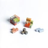 "Gemstone Soma Cube Puzzle" - Decorative Object in multicolor by Powered By People