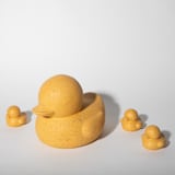 "Marigold Terrazzo Mini "Rubber" Ducky" - Decorative Object in yellow by Pretti.Cool