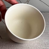 "Crystalline White Matte Vessel 5" - Decorative Object in white by Lisa Fleming