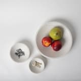 "4" Catch-All: White Terrazzo" - Decorative Object in white by Pretti.Cool