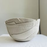 "CEROTTI BOWL #1" - Decorative Object in white by Cym Warkov