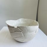 "CEROTTI BOWL #1" - Decorative Object in white by Cym Warkov