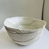 "CEROTTI BOWL #1" - Decorative Object in white by Cym Warkov