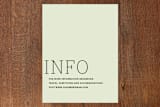 "Fete" - Mitzvah Direction Cards in Night Sky by Annie Clark - Front