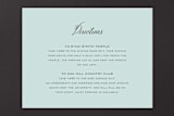 "Sweet And Solemn" - Mitzvah Direction Cards in Spring by Up Up Creative - Front