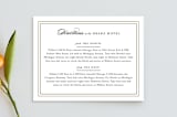"Eloquence" - Mitzvah Direction Cards in Golden Rod by Kimberly FitzSimons - Front
