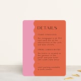 "Scallop" - Mitzvah Direction Cards in Lollypop by Pati Cascino - Front
