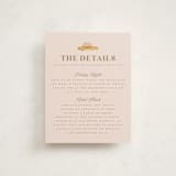 "Painted NYC" - Mitzvah Direction Cards in Petal by Teju Reval - Front