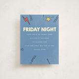 "Pop Art" - Mitzvah Direction Cards in Comic Pop by Vera Lim - Front