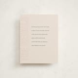 "Bold Name" - Mitzvah Direction Cards in Peony by Ilene Guy - Front