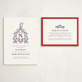 "NYC" - Mitzvah Direction Cards in NYC by mo kelley - With Invitation
