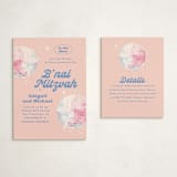 "To the Disco" - Mitzvah Direction Cards in Candy by Creo Study - With Invitation