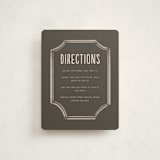"the sign" - Mitzvah Direction Cards in Sky by Vera Lim - Front