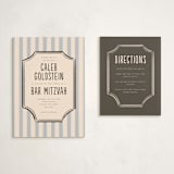 "the sign" - Mitzvah Direction Cards in Sky by Vera Lim - With Invitation
