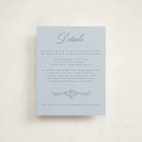 "Regency" - Mitzvah Direction Cards in Provincial by Jenna Holcomb - Front