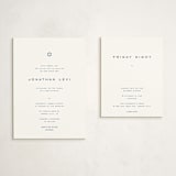 "Celebrate" - Mitzvah Direction Cards in Navy by Blustery August - With Invitation