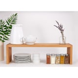 "Large Oak Kitchen Shelf Riser" - Decorative Shelves in natural by Reds Wood Design