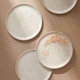 "Tunisian Dinner Plates Set of 4" - Place Settings in white by Powered By People