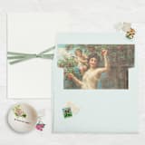 "A7 Envelope Liners Square Flap // Messengers of Love (Set of 25)" - Envelope Liners in multicolorassorted-colors by Clover and Lamb