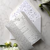 "Ivy Watercolor Envelope Liner | Set of 10" - Envelope Liners in white by Campofiore Paper Studio