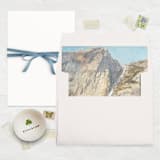 "A7 Fine Art Envelope Liners Square Flap // Cathedral Falls (Set of 25)" - Envelope Liners in gray by Clover and Lamb