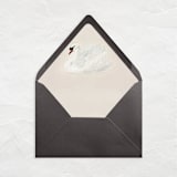 "A7 Fine Art Envelope Liners // White Swan (Set of 25)" - Envelope Liners in pink by Clover and Lamb