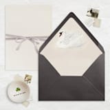 "A7 Fine Art Envelope Liners // White Swan (Set of 25)" - Envelope Liners in pink by Clover and Lamb