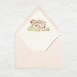 "A7 Watercolor Envelope Liners // Flower Cart (Set of 25)" - Envelope Liners in multicolorassorted-colors by Clover and Lamb