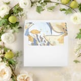 "Watercolor Floral Liner | Set of 25 Square Envelope Liners" - Envelope Liners in multicolor by Nikki Turner