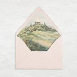 "A7 Fine Art Envelope Liners // Castle on a Hill (Set of 25)" - Envelope Liners in green by Clover and Lamb