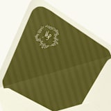 "Monogram Stripe Wedding Envelope Liner | Set of 10" - Envelope Liners in multicolorassorted-colors by Paper Haven