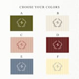 "Monogram Stripe Wedding Envelope Liner | Set of 10" - Envelope Liners in multicolorassorted-colors by Paper Haven