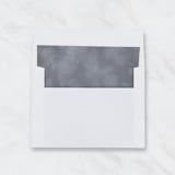 "Gray Velvet Envelope Liners for 5 x 7 Invitations (Set of 10)" - Envelope Liners in gray by Caroline Russo