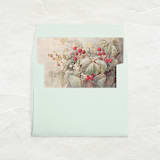 "A7 Envelope Liners Square Flap // Raspberry Fields (Set of 25)" - Envelope Liners in red by Clover and Lamb
