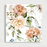 "Blush and Peach Floral | Set of 25 Envelope Liners" - Envelope Liners in pink by Nikki Turner
