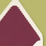 "Holiday Burgundy Scalloped Laser Envelope Liner (Pack of 20)" - Envelope Liners in red by Paper Haven