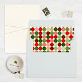 "A7 Envelope Liners Square Flap // Retro Christmas 4 (Set of 25)" - Envelope Liners in multicolorassorted-colors by Clover and Lamb