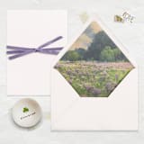 "A7 Envelope Liners // Lavender Wildflowers (Set of 25)" - Envelope Liners in multicolorassorted-colors by Clover and Lamb