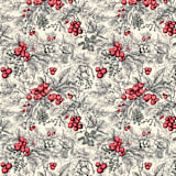 "A7 Envelope Liners Square Flap // Holiday Toile (Set of 25)" - Envelope Liners in red by Clover and Lamb
