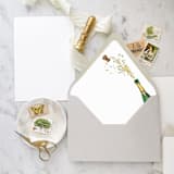 "A7 Envelope Liners Champagne Pop (set of 10)" - Envelope Liners in pink by Design by Laney