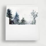 "Winter Night | Set of 25 Envelope Liners" - Envelope Liners in green by Nikki Turner